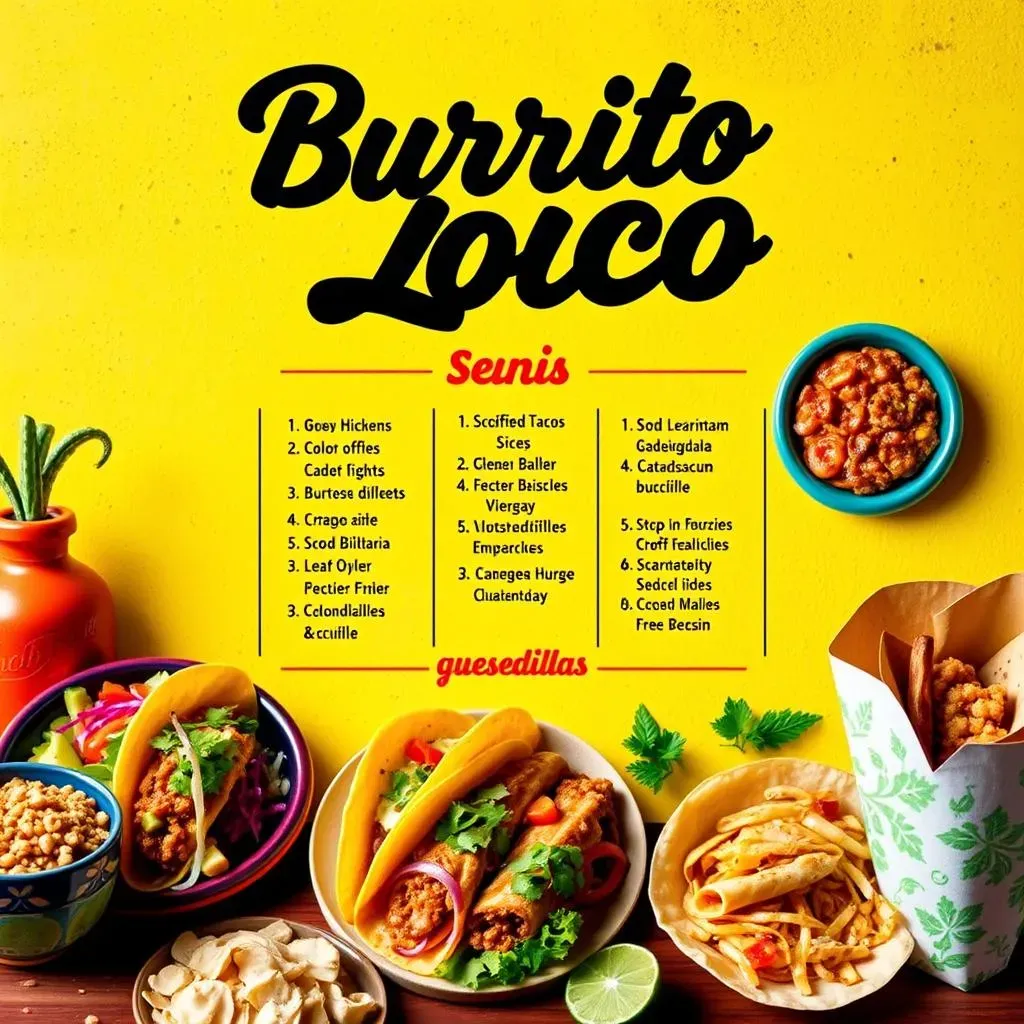 Burrito Loco's Menu: A Taste of Mexico in Lumberton