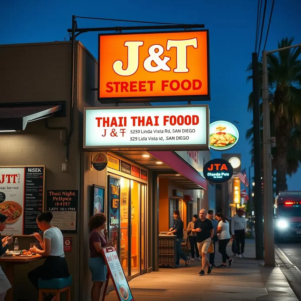 Finding J&T Thai Street Food: Location and Times