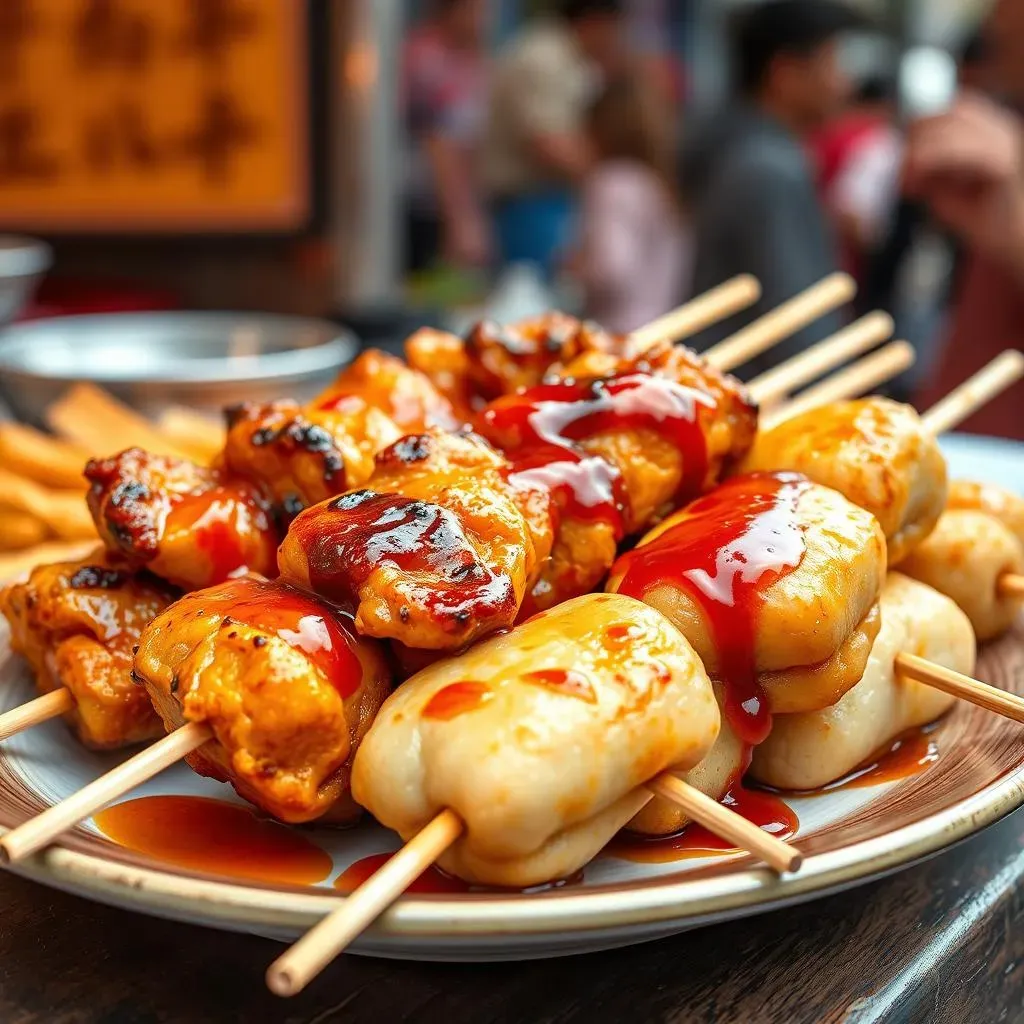 Making Korean Street Food on a Stick at Home